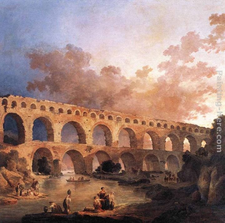 Hubert Robert The Pont du Gard